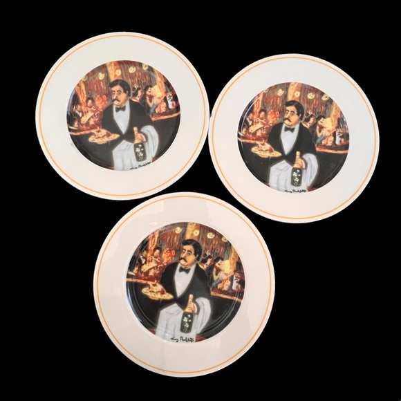 Set of 3 autographed the cabaret suite by eschenbach 8” plate I have 12 for sale - Picture 1 of 5